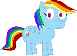 Size: 431x318 | Tagged: safe, artist:drewthethomasfan, rainbow dash, pegasus, pony, g4, female, simple background, solo, transparent background