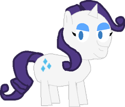 Size: 404x346 | Tagged: safe, artist:drewthethomasfan, rarity, unicorn, g4, female, horn, simple background, solo, transparent background