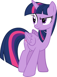 Size: 3000x4026 | Tagged: safe, artist:cloudy glow, twilight sparkle, alicorn, pony, do princesses dream of magic sheep, g4, .ai available, female, mare, simple background, solo, transparent background, twilight sparkle (alicorn), vector