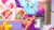 Size: 3072x1727 | Tagged: safe, screencap, misty brightdawn, sunny starscout, earth pony, pony, unicorn, g5, misty-rious new room, my little pony: tell your tale, spoiler:g5, spoiler:my little pony: tell your tale, spoiler:tyts02e05, crystal brighthouse, duo, duo female, eyebrows, female, horn, mare, open mouth, raised eyebrow, rebirth misty, this ended in pain