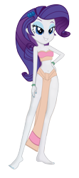 Size: 1793x4043 | Tagged: safe, artist:crazybrothersstyler2, artist:invisibleink, edit, rarity, human, equestria girls, g4, bare shoulders, belly button, bracelet, chel, clothes, cosplay, costume, cute, female, jewelry, loincloth, nail polish, outfit, outfits, simple background, solo, the road to el dorado, transparent background, tube top