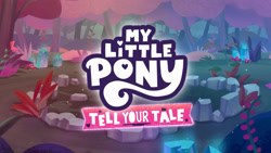 Size: 3072x1727 | Tagged: safe, screencap, g5, my little pony: tell your tale, swirlpool starlight, spoiler:g5, spoiler:my little pony: tell your tale, spoiler:tyts02e06, my little pony logo, no pony