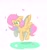 Size: 2890x3067 | Tagged: safe, artist:skylinepony_, fluttershy, butterfly, pegasus, pony, g4, cheek fluff, cute, female, flower, flying, grass, heart, heart eyes, high res, leg fluff, mare, shadow, signature, simple background, smiling, solo, spread wings, white background, wingding eyes, wings