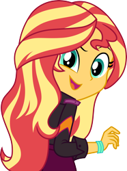 Size: 3000x4026 | Tagged: safe, artist:cloudy glow, sunset shimmer, equestria girls, equestria girls specials, g4, my little pony equestria girls: better together, my little pony equestria girls: sunset's backstage pass, cute, shimmerbetes, simple background, solo, transparent background, vector