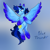 Size: 2000x2000 | Tagged: artist needed, source needed, safe, oc, oc:blue thunder, alicorn, pony, alicorn oc, horn, male, sky, solo, stallion, wings