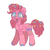 Size: 854x850 | Tagged: safe, artist:6chocolatepie9, pinkie pie, earth pony, pony, g4, simple background, solo, white background