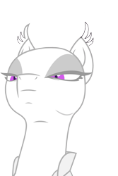 Size: 3345x5000 | Tagged: safe, edit, oc, oc only, oc:carmen ebonshield, bat pony, fanfic:everyday life with guardsmares, /mlp/, 4chan, bat pony oc, everyday life with guardsmares, makeup, purple eyes, simple background, slit pupils, transparent background