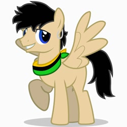 Size: 720x720 | Tagged: safe, oc, oc only, oc:afrito, earth pony, earth pony oc, simple background, solo, white background