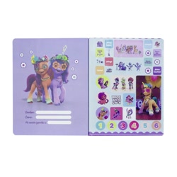 Size: 1000x1000 | Tagged: safe, arpeggia, blue belle (g5), fretlock, hitch trailblazer, izzy moonbow, jam donut, minty (g5), pipp petals, ruby jubilee, snuzzle (g5), sunny starscout, zipp storm, earth pony, pegasus, pony, unicorn, g5, my little pony: make your mark, official, 3d, braid, bridlewoodstock, colored wings, cute, dreamlands, drums, electric blue (g5), female, floral head wreath, flower, glasses, guitar, hug, izzybetes, looking at you, male, mare, merchandise, multicolored hair, multicolored wings, musical instrument, photo, rainbow hair, rainbow wings, smiling, smiling at you, spanish, stallion, standing, sticker, sunglasses, sunnybetes, wings