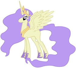 Size: 1024x927 | Tagged: safe, artist:beavernator, cream puff, alicorn, pony, g4, female, mare, recolor, simple background, solo, spread wings, white background, wings