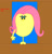 Size: 900x930 | Tagged: safe, artist:worldofcaitlyn, fluttershy, .mov, shed.mov, g4, >:), colored, female, flat colors, fluttershed, indoors, little miss, little miss-ified, looking at you, mr. men, mr. men little miss, mr. men-ified, narrowed eyes, parody, pony.mov, red text, shed, smiling, solo, stay out of my shed, text