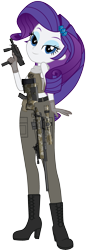 Size: 1273x3691 | Tagged: safe, artist:edy_january, artist:twilirity, edit, vector edit, rarity, human, equestria girls, g4, my little pony equestria girls: better together, armor, belly button, body armor, boots, breasts, busty rarity, call of duty, call of duty: warzone, clothes, denim, gloves, gun, handgun, jeans, m24a2 sws, military, pants, pistol, rifle, sa.dx45, scarf, shoes, simple background, sniper, sniper rifle, soldier, solo, special forces, steyr tmp, submachinegun, tactical vest, tank top, task forces 141, tmp, transparent background, trigger discipline, united kingdom, vector, vest, weapon