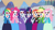 Size: 5476x3080 | Tagged: safe, artist:cartoonmasterv3, applejack, fluttershy, pinkie pie, rainbow dash, rarity, sci-twi, sunset shimmer, twilight sparkle, human, undead, zombie, equestria girls, g4, clothes, dress, humanized, long dress, long skirt, skirt, victorian, victorian dress, victorian rarity, winter