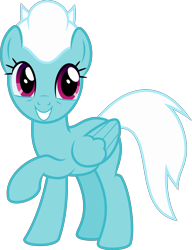 Size: 5000x6494 | Tagged: safe, artist:sollace, derpibooru exclusive, fleetfoot, pegasus, pony, g4, grannies gone wild, .svg available, bipedal, cute, eyes closed, female, happy, looking back, male, open mouth, simple background, smiling, solo, spread wings, transparent background, vector, wings