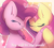 Size: 2600x2350 | Tagged: safe, artist:miryelis, fluttershy, pinkie pie, earth pony, pegasus, pony, g4, big ears, cute, eyes closed, female, heart, lesbian, mare, ship:flutterpie, shipping, smiling, text