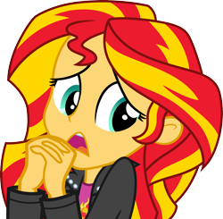 Size: 3064x3000 | Tagged: safe, artist:cloudy glow, sunset shimmer, equestria girls, g4, my little pony equestria girls, simple background, solo, transparent background, vector