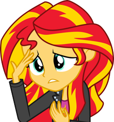 Size: 3000x3219 | Tagged: safe, artist:cloudy glow, sunset shimmer, equestria girls, g4, my little pony equestria girls, simple background, solo, transparent background, vector
