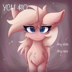 Size: 3500x3500 | Tagged: safe, artist:gaffy, cheek fluff, chest fluff, commission, ear fluff, ych example, your character here