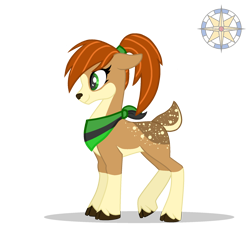 Size: 2000x2000 | Tagged: safe, artist:r4hucksake, oc, oc only, oc:aspen, deer, cloven hooves, concave belly, doe, female, fit, simple background, slender, solo, story included, thin, transparent background
