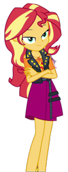 Size: 799x2000 | Tagged: safe, artist:cutler1228, edit, edited screencap, screencap, sunset shimmer, equestria girls, g4, background removed, female, not a vector, simple background, solo, transparent background