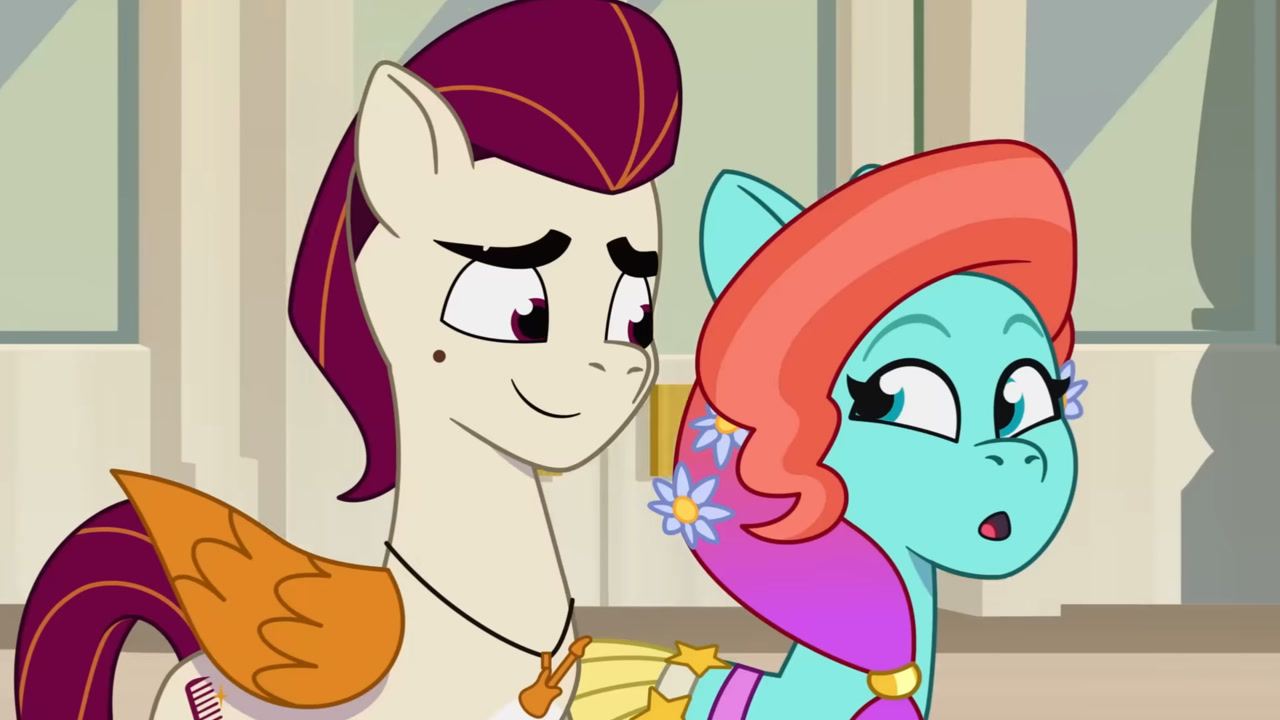 Royal Riff Mlp #3295274 - safe, screencap, jazz hooves, rocky riff, earth pony ...