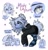 Size: 1950x2048 | Tagged: safe, artist:opalacorn, daring do, oc, oc only, oc:misty mourn, pony, unicorn, g4, blind, braces, choker, clothes, dork, female, hair over eyes, hair over one eye, horn, mare, neet, plushie, socks, solo, striped socks, unicorn oc