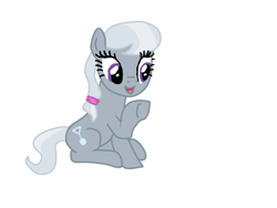 Size: 800x600 | Tagged: safe, artist:amoura7447symphony, artist:princessstar022, silver spoon, earth pony, pony, g4, base used, female, mare, older, older silver spoon, simple background, solo, white background