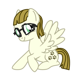 Size: 612x600 | Tagged: safe, artist:princessstar022, zippoorwhill, pegasus, pony, g4, base used, female, glasses, mare, older, older zippoorwhill, simple background, sitting, solo, white background