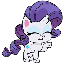 Size: 499x500 | Tagged: safe, edit, edited screencap, editor:luckydog416, screencap, rarity, pony, unicorn, g4, g4.5, my little pony: pony life, background removed, eyes closed, female, mare, simple background, solo, transparent background