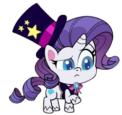 Size: 514x485 | Tagged: safe, artist:luckydog416, edit, edited screencap, screencap, rarity, pony, unicorn, disappearing act, g4, g4.5, my little pony: pony life, background removed, confused, eyebrows, raised eyebrow, simple background, solo, transparent background