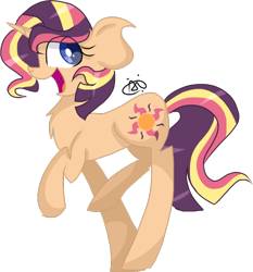 Size: 746x801 | Tagged: safe, artist:gallantserver, oc, oc only, oc:twilight stardust, pony, unicorn, female, magical lesbian spawn, mare, offspring, parent:sci-twi, parent:sunset shimmer, parents:scitwishimmer, simple background, solo, transparent background