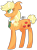 Size: 598x814 | Tagged: safe, artist:gallantserver, applejack, earth pony, pony, g4, necktie, simple background, solo, transparent background