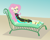 Size: 2000x1584 | Tagged: safe, artist:nie-martw-sie-o-mnie, fluttershy, human, equestria girls, g4, beach, beach chair, bondage, bound and gagged, butterfly hairpin, chair, cloth gag, female, fluttershy's wetsuit, gag, hairpin, rope, rope bondage, sandals, solo, wetsuit