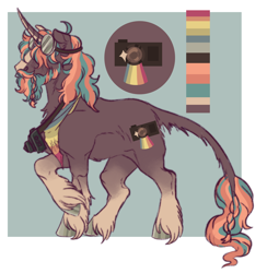 Size: 2108x2160 | Tagged: safe, artist:cactiflowers, oc, oc:polaroid, pony, unicorn, camera, goggles, male, solo, stallion