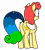 Size: 3023x3351 | Tagged: safe, artist:professorventurer, oc, oc:power star, butt, plot, rear view, rule 85, simple background, super mario 64, transparent background