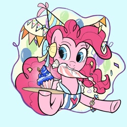 Size: 2048x2048 | Tagged: safe, artist:raindrophalo, pinkie pie, earth pony, pony, g4, solo