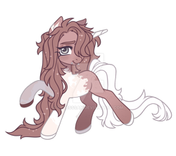 Size: 1024x911 | Tagged: safe, artist:lynesssan, oc, oc only, oc:regale delight, pony, unicorn, deviantart watermark, female, mare, obtrusive watermark, simple background, solo, transparent background, watermark