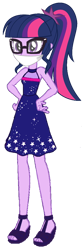 Size: 674x2048 | Tagged: artist needed, source needed, safe, edit, sci-twi, twilight sparkle, equestria girls, equestria girls specials, g4, my little pony equestria girls: better together, my little pony equestria girls: spring breakdown, bare shoulders, gag, simple background, sleeveless, solo, transparent background