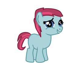 Size: 647x600 | Tagged: safe, artist:princessstar022, oc, oc only, earth pony, pony, g4, adoptable, base used, female, filly, foal, offspring, parent:babs seed, parent:shady daze, parents:shadyseed, simple background, solo, white background