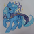 Size: 1080x1081 | Tagged: safe, artist:revksghost, trixie, pony, unicorn, g4, blushing, cape, chest fluff, clothes, ear fluff, ear piercing, earring, female, grin, jewelry, lidded eyes, mare, marker drawing, piercing, raised hoof, smiling, solo, sparkles, traditional art, trixie's cape, unshorn fetlocks