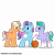 Size: 3600x3600 | Tagged: safe, artist:ramixe dash, glory (g5), peach fizz, seashell (g5), earth pony, pegasus, pony, unicorn, series:make your tale, g4, g5, basketball, g5 to g4, generation leap, group, growing up, male, older, pippsqueak trio, pippsqueaks, rule 63, simple background, sports, stallion, transparent background, trio
