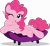 Size: 5464x5000 | Tagged: safe, artist:jhayarr23, pinkie pie, earth pony, pony, g4, :p, absurd resolution, commission, commissioner:ace play, couch, cute, diapinkes, draw me like one of your french girls, female, mare, one eye closed, simple background, solo, sparkle, tongue out, transparent background, vector, wink, ych result