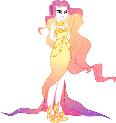 Size: 9190x9684 | Tagged: safe, artist:shootingstarsentry, oc, oc only, oc:solstice, equestria girls, g4, absurd resolution, clothes, dress, high heels, shoes, simple background, solo, transparent background
