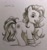 Size: 1023x1080 | Tagged: safe, artist:алексиса якура, sunny daze (g3), pony, g3, cyrillic, inktober, looking at you, russian, smiling, smiling at you, solo, traditional art