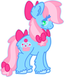 Size: 1143x1373 | Tagged: safe, artist:paintrolleire, sweetie blue, earth pony, pony, g4, bow, cute, female, hair bow, mare, simple background, tail, tail bow, transparent background, unshorn fetlocks