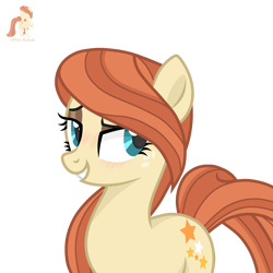 Size: 3500x3500 | Tagged: safe, artist:r4hucksake, oc, oc only, oc:frazzle, earth pony, pony, blushing, female, freckles, high res, mare, simple background, solo, transparent background