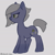 Size: 4096x4096 | Tagged: safe, artist:metaruscarlet, limestone pie, earth pony, pony, g4, female, gray background, mare, rock, side view, simple background, solo, standing