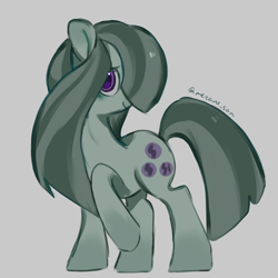 Size: 4096x4096 | Tagged: safe, artist:metaruscarlet, marble pie, earth pony, pony, g4, gray background, looking at you, simple background, solo