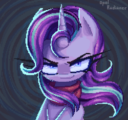 Size: 1910x1790 | Tagged: safe, artist:opal_radiance, starlight glimmer, pony, unicorn, g4, looking at you, pixel art, solo