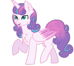 Size: 4500x4000 | Tagged: safe, artist:razziberriarts, princess flurry heart, alicorn, pony, g4, female, mare, older, older flurry heart, simple background, solo, transparent background